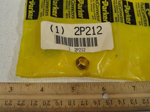 LOT OF 10 Parker 2P212 3/8&#034; Brass Sleeves