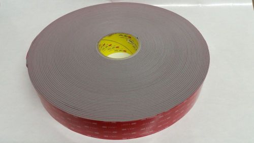 3m 4991 vhb foam tape 1/2 in x 36 yds, gray, 90 mils, 1 full roll for sale