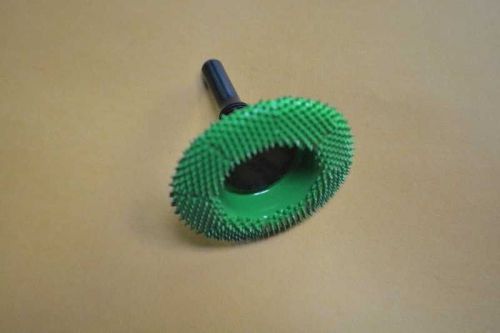 2&#034; Sanding Disc Flat Faced SD270 Green Coarse - Adapter included 1/4&#034; shaft