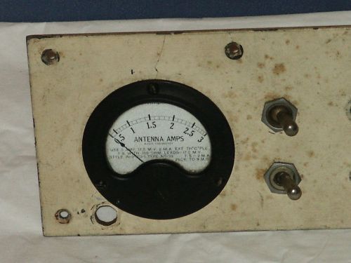 Vintage WESTINGHOUSE Antenna Amps Meter Gauge
