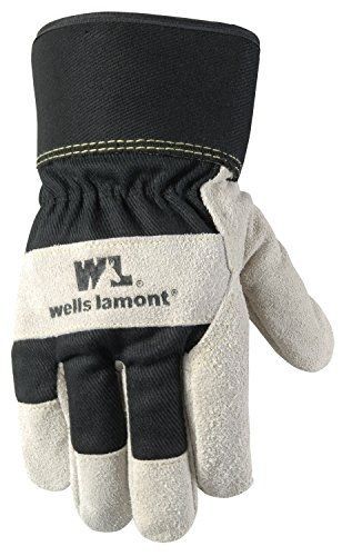 Wells Lamont 5130XL Insulated Suede Leather Palm Work Gloves with Safety Cuff,