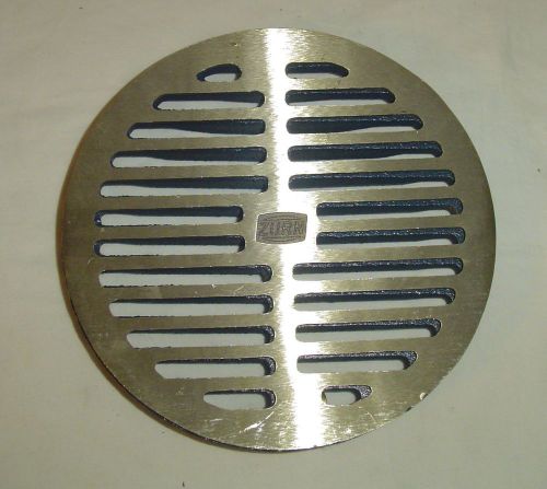 NEW~ZURN Floor/Shower Cleanout/Clean Out Drain Cast Iron Grate with SS cover