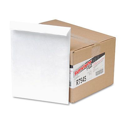 DuPont Tyvek Air Bubble Mailer, Self-Seal, Side Seam, 10 x 13, White, 25/Box