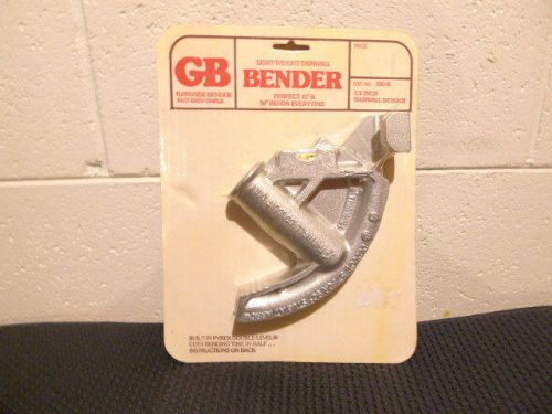 Gb gardner bender 930-b   1/2&#034; thinwall bender tool  pyrex double levels usa for sale