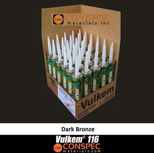Vulkem 116 DARK BRONZE polyurethane Sealant 10 oz tubes (Case of 30 Cartridges)