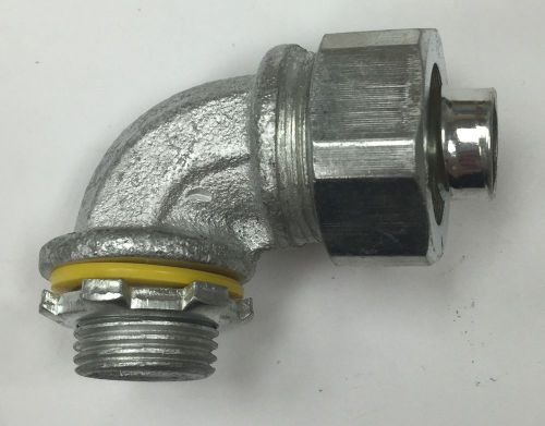 Cooper crouse-hinds - lt-5090 - 1/2in 90 degree angle connector - lot of 10 for sale