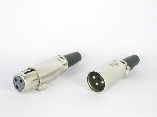 Xlr connectors male and female pair for sale