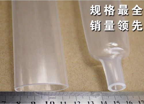 Waterproof Heat Shrink Tubing Sleeve ?25.4mm Adhesive Lined 3:1 Transparent x 1M