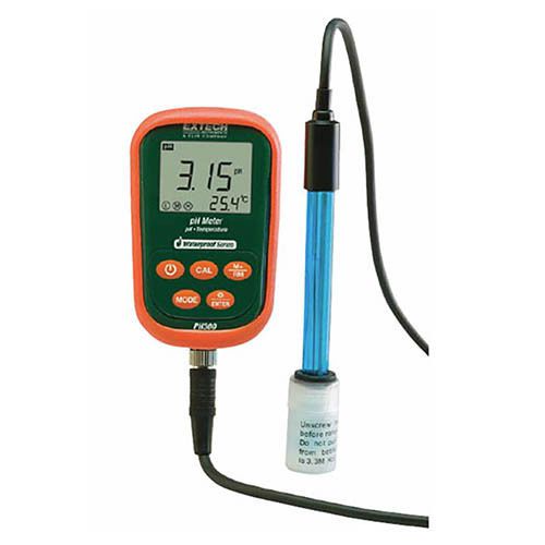 Extech PH300 Waterproof pH/mV/Temperature Kit 3-in-1 Meter, Lab-Quality