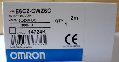 1PC OMRON  rotary encoder E6C2-CWZ6C 300P/R 5-24V DC 2m  NEW In Box