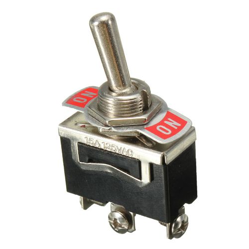 Water proof 15a 250v spdt car dash light toggle switches on/on 2pins control for sale