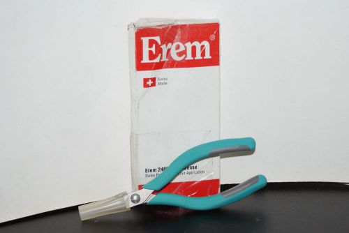 Erem 2443P 5 3/4 Fine Round Nose Plier with Smooth Jaws and Ergonomic Handles