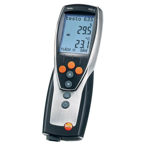 Testo 635-2-kit compact pro thermohygrometer, dewpoint (hpd) kit and case for sale