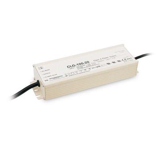 CLG-100-20 20V LED AC/DC SINGLE OUTPUT SWITCHING POWER SUPPLY IP67 MEAN WELL
