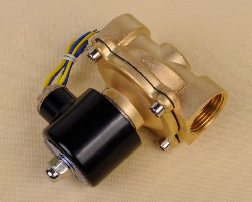 3/8&#034; 24v dc electric brass solenoid valve water gas air for sale