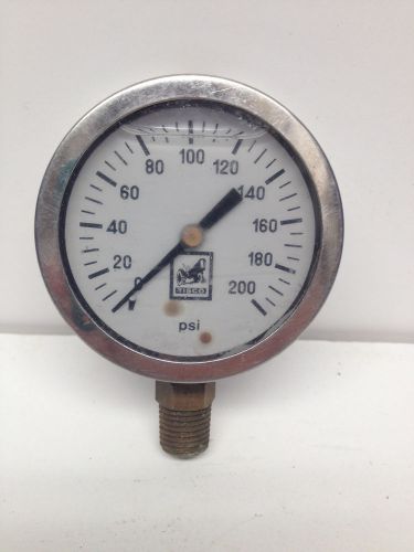 Vintage Tisco PSI Pressure Gauge 0-200 Made in Spain {AG}