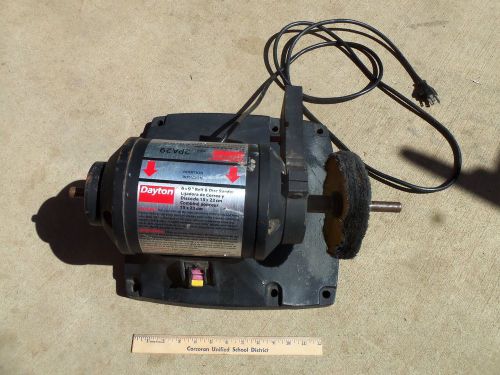Dayton replacement motor and stand model 2pa29. works as a grinder / buffer now for sale