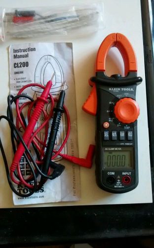 Klein cl200 clam on multimeter
