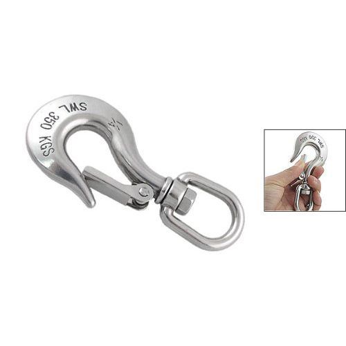 350 kgs lifting stainless steell swivel eye hook 1/4 gy for sale