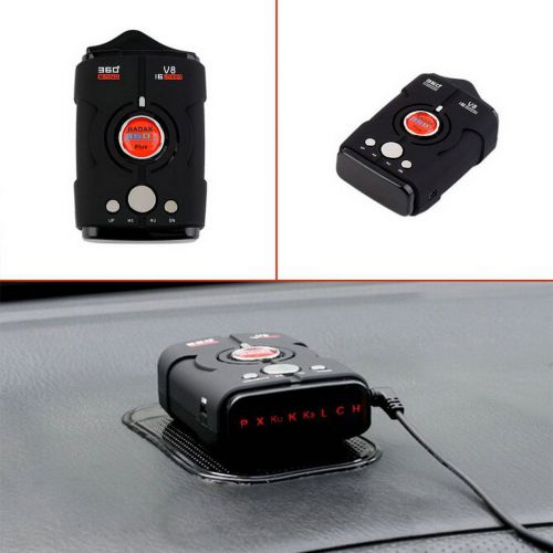 16 Band Scanning Car Detector LED Display NK Ku Ka Laser Anti Radar Detector EG