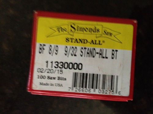 Simonds standall bit bf 8/9 17/64 #11332000 inserted tooth sawblade bits teeth for sale