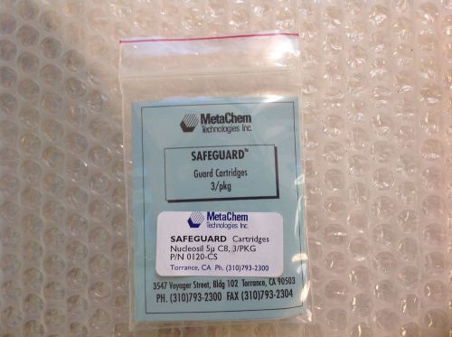 Qty:3 MetaChem Safeguard Cartridges Nucleosil 5u C8, 3/pkg PN: 0120-CS (New)