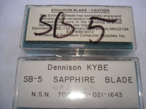 Two New Sapphire Blades Dennison KYBE ophthalmic surgical  instrument