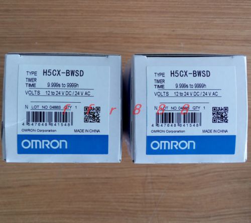 Omron H5CX-BWSD H5CXBWSD Timer 12~24VDC/24VAC NEW in box