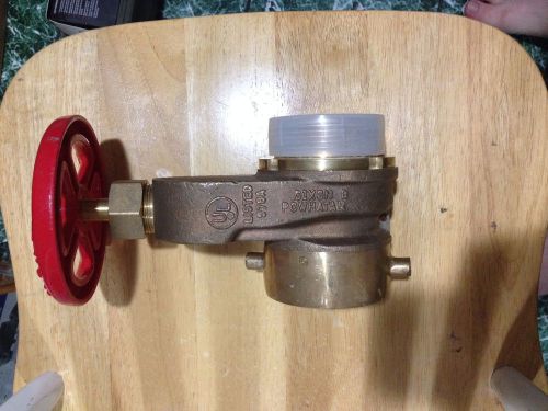 Dixon hgvw250f brass single hydrant gate valve, 2-1/2&#034; nst female x nst male fv1 for sale