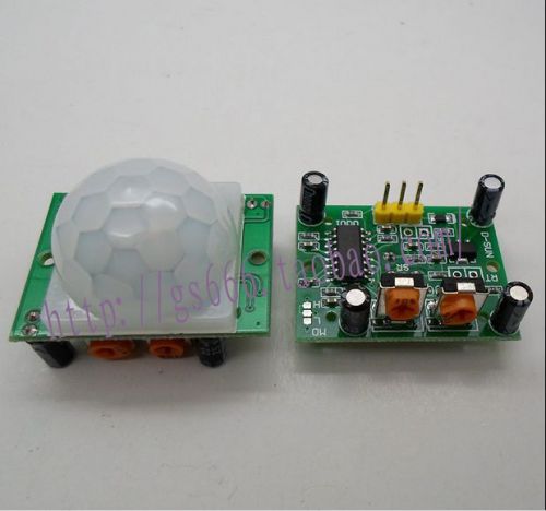1 x Pyroelectric, IR InfraredPIR MotionSensor. DetectorModule HC-SR501 Arduino..