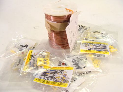 New lot of 10 omega smpw-cc-k-f connectors &amp; 1000&#039; tt-k-30 thermocouple wire!! for sale