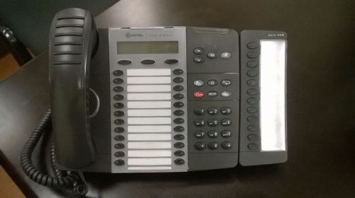 Mitel 5324IP Phone With 5412 PKM (12 Button Module)