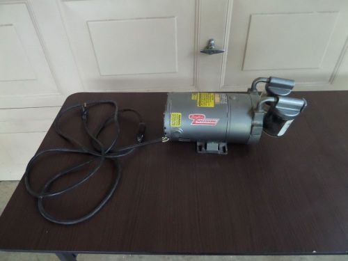 Dayton electric 4z335 1/4hp rotary vane oil-less vacuum pump 1725rpm 115v for sale