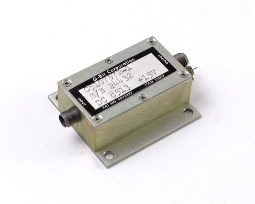 NEW - OLD STOCK Q-Bit C5107572-1 RF Amplifier - +15V, SMA Female