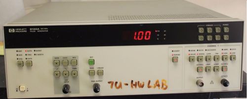Agilent / HP 8130A 300 MHz Pulse Generator - Single Channel