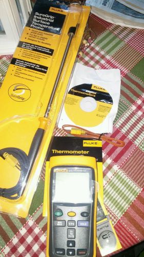 Fluke model 52 ii thermometer..with extras!!! for sale
