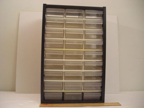 Craftsman VintageStorage Organizer Parts Cabinet Bins 27 Drawers.