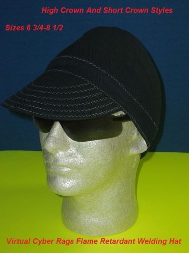 Quality Handmade Lined Black Flame Retardant Welding Hat Cotton Hat