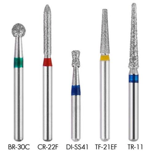 50pcs Dental Diamond Burs Medium FG 1.6mm for High-speed Handpiece Hot Sale!