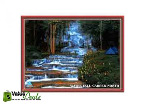 New quality waterfall feng shui poster new for money and abundance gentle for sale