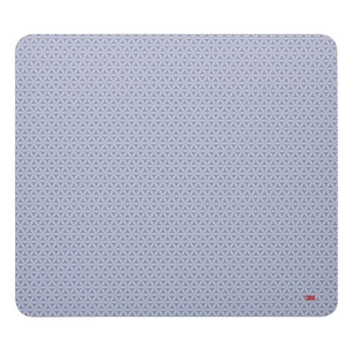 Precise Mouse Pad, Nonskid Repositionable Adhesive Back, 9 x 8, Gray/Bitmap