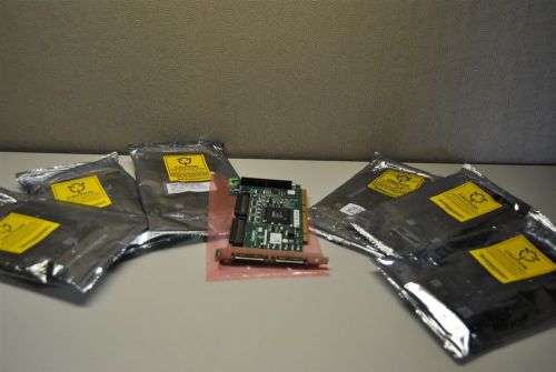 (LOT OF 7) ADAPTEC SCSI DUAL CHANNEL CONTROLLER CARDS 39160