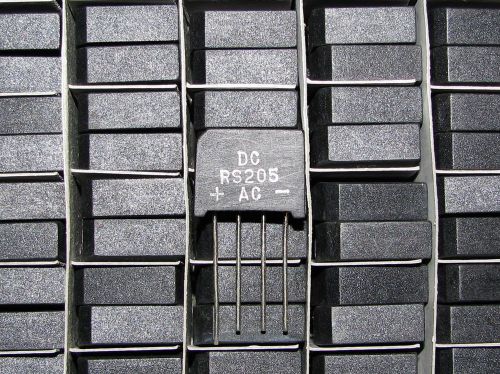 50PCS 600V 2AMP BRIDGE RECTIFIERS POWER SUPPLY PARTS DIODE NOS