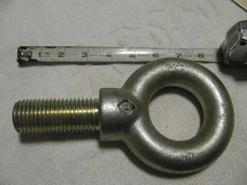LIFTING EYE HOOK MARKED CF * E * 12  * 1- 1/4 NEW ABOUT 8 INCHES