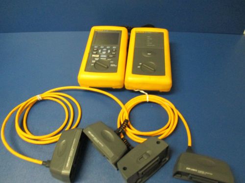 FLUKE DSP-4000 CABLE ANALYZER WITH DSP-4000SR SMART REMOTE DSP-LIA011 LINK