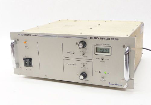 California instruments 1201wp frequency changer ac 1200va 47-500hz 6001-403-1 for sale