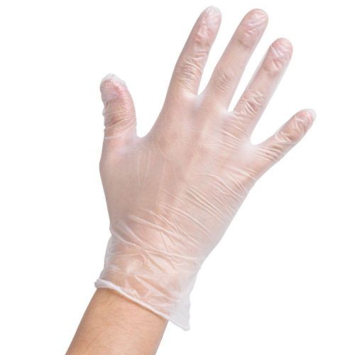 NOBLE Powder-Free Vinyl Gloves 100 Disposable Gloves XL  Food Service + 394365XL