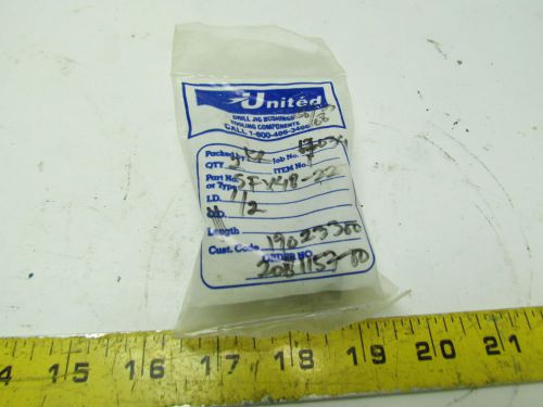 Sfx48-22 fixed renewable drill bushing 9/32&#034;-9/16&#034;id 3/4&#034;od 1-3/8&#034;long lot of 2 for sale