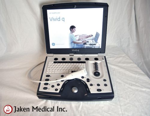 Ge vivid q fully loaded ultrasound system with m4s transducer for sale