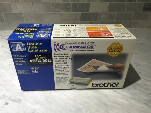 Brother Double Side Laminate For Cool Laminator 9&#034; Width Refill Roll LC-D9R